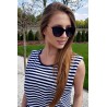 OKULARY POLARYZACJA damskie ELENA BROWN CREAM V13