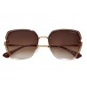 OKULARY damskie BLOGER STYL LAILA MUCHY BROWN P34
