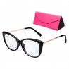 OKULARY damskie ZERĂ“WKI filtr BLUE LIGHT 95761 CZ