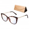 OKULARY damskie ZERĂ“WKI filtr BLUE LIGHT 93376 PAN