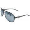 OKULARY PILOTKI POLARYZACYJNE FLEX gun white 15